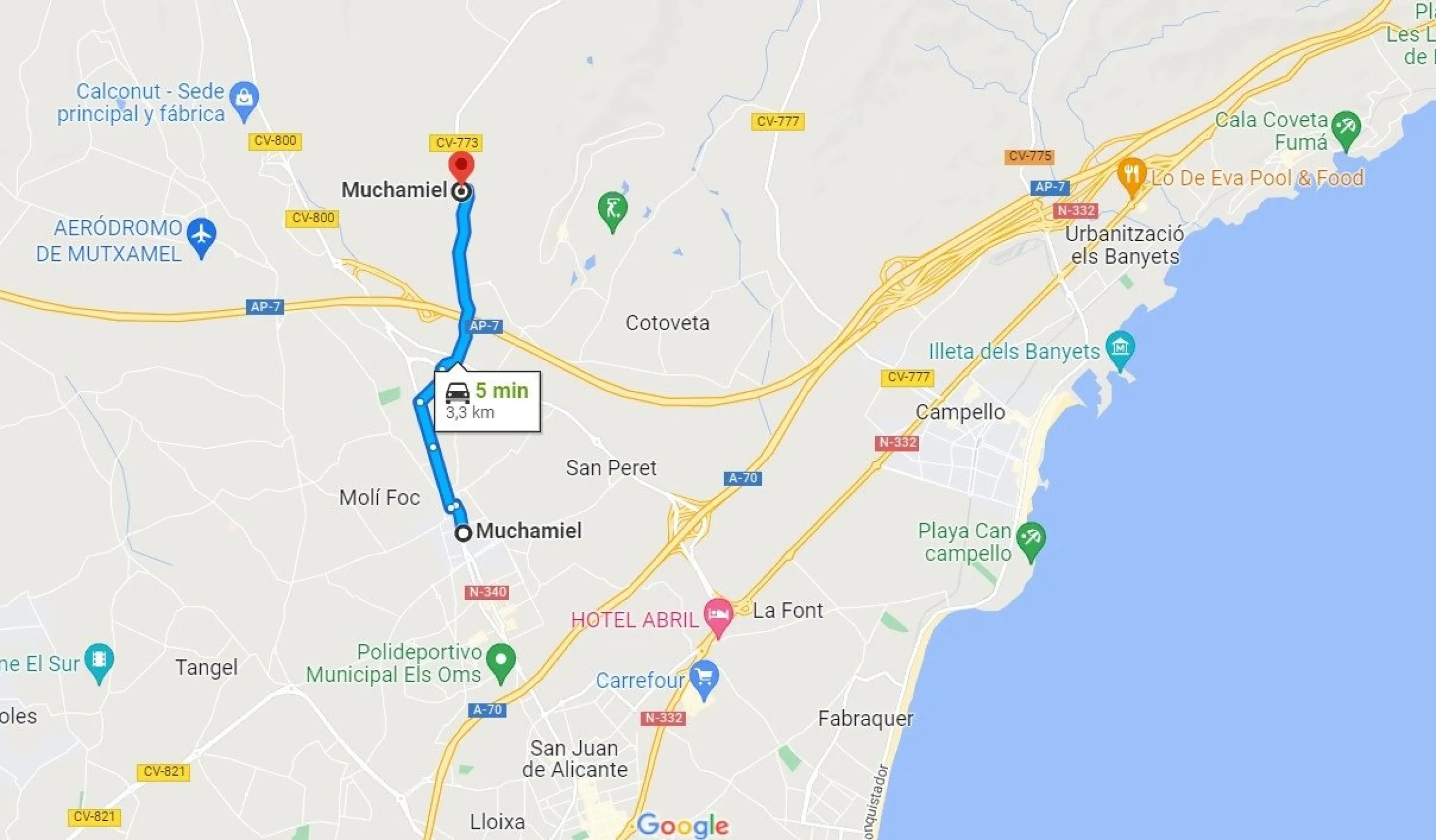 INDEPENDENT VILLA OF 500M2 - LAND OF 10,000M2 NEXT TO BONALBA - MUCHAMIEL