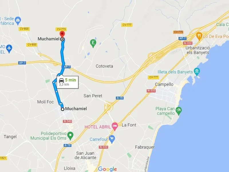 INDEPENDENT VILLA OF 500M2 - LAND OF 10,000M2 NEXT TO BONALBA - MUCHAMIEL