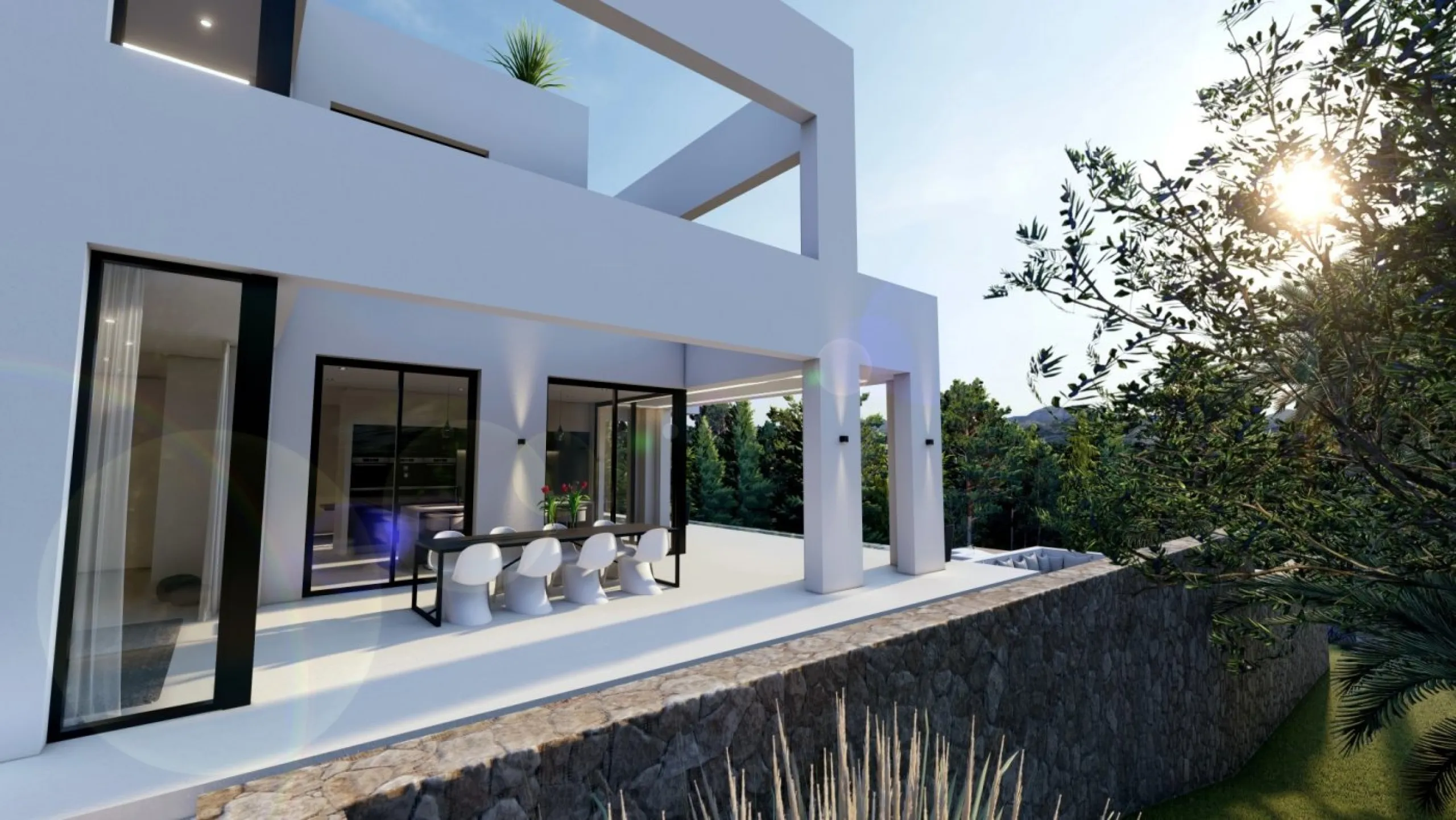 Luxury villa in the Bassetes area of ​​Benissa