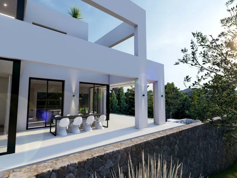 Luxury villa in the Bassetes area of ​​Benissa