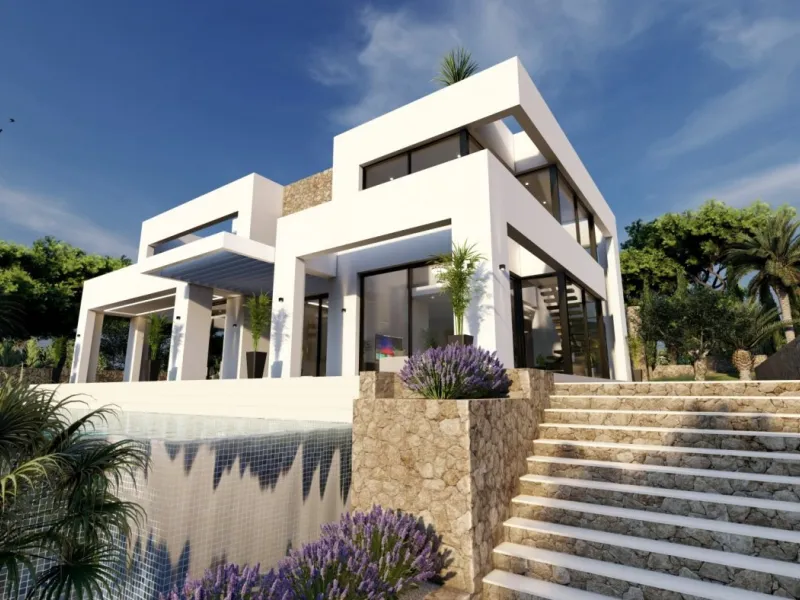 Luxury villa in the Bassetes area of ​​Benissa