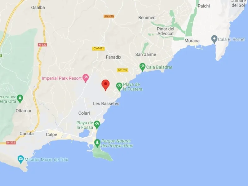 Luxury villa in the Bassetes area of ​​Benissa