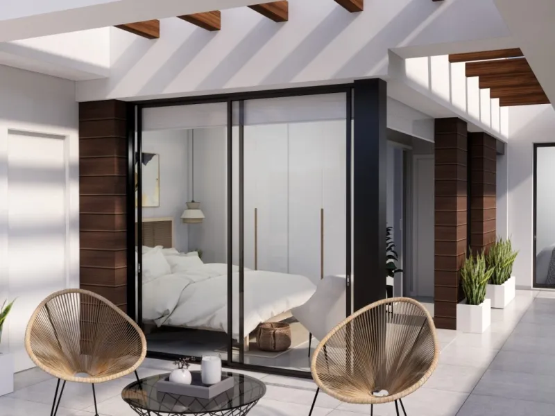 VILLAS DE OBRA NUEVA EN PILAR DE LA HORADADA EN EL CAMPO DE GOLF