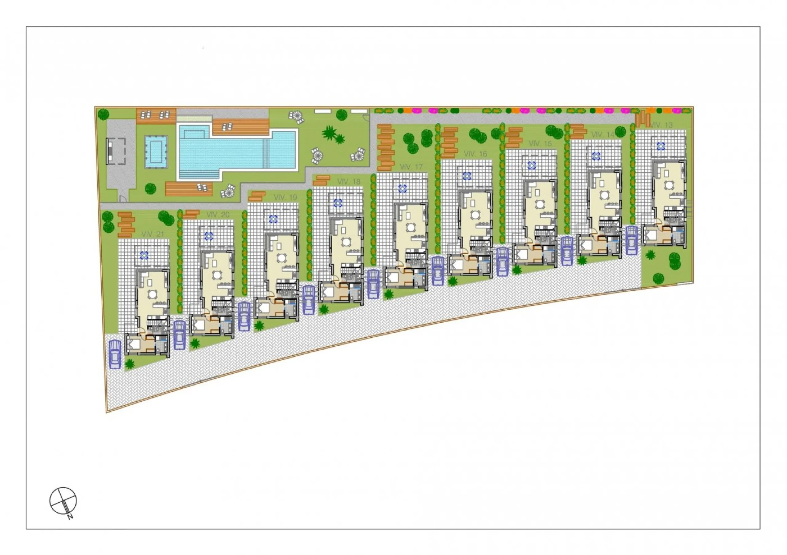 VILLAS DE OBRA NUEVA EN PILAR DE LA HORADADA EN EL CAMPO DE GOLF