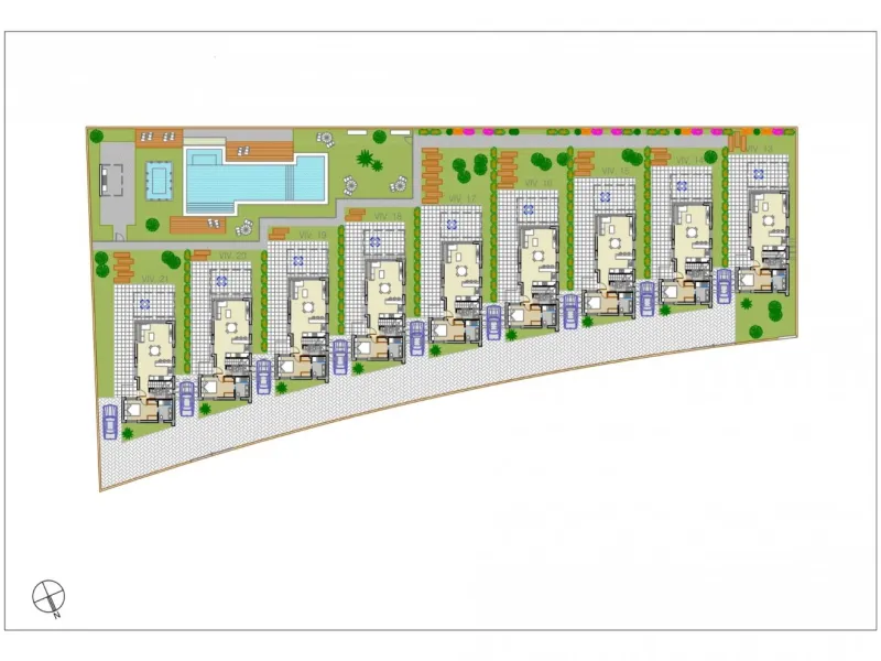 VILLAS DE OBRA NUEVA EN PILAR DE LA HORADADA EN EL CAMPO DE GOLF