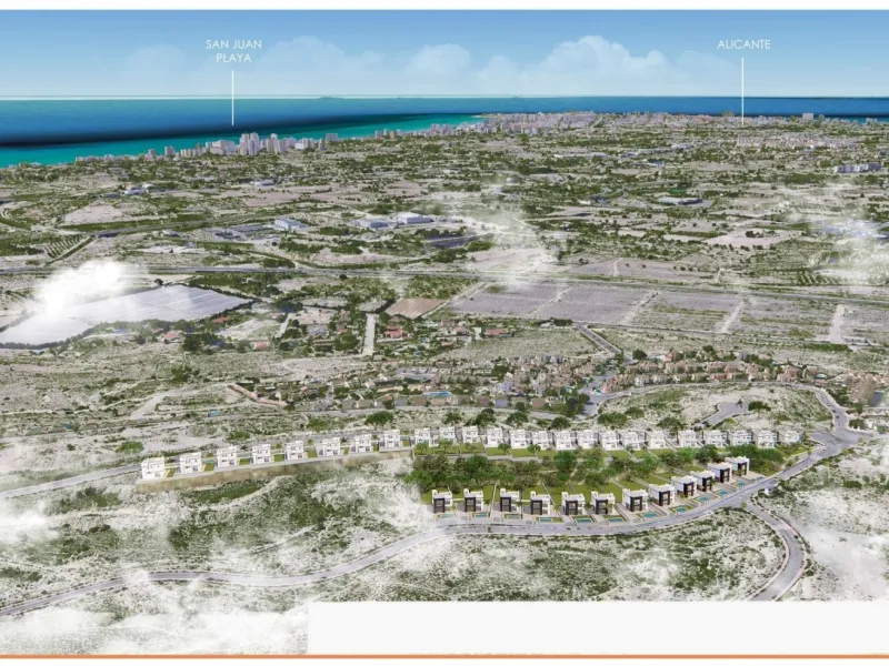 Villas de obra nueva con piscina privada