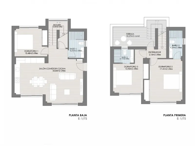 Villas de obra nueva con piscina privada