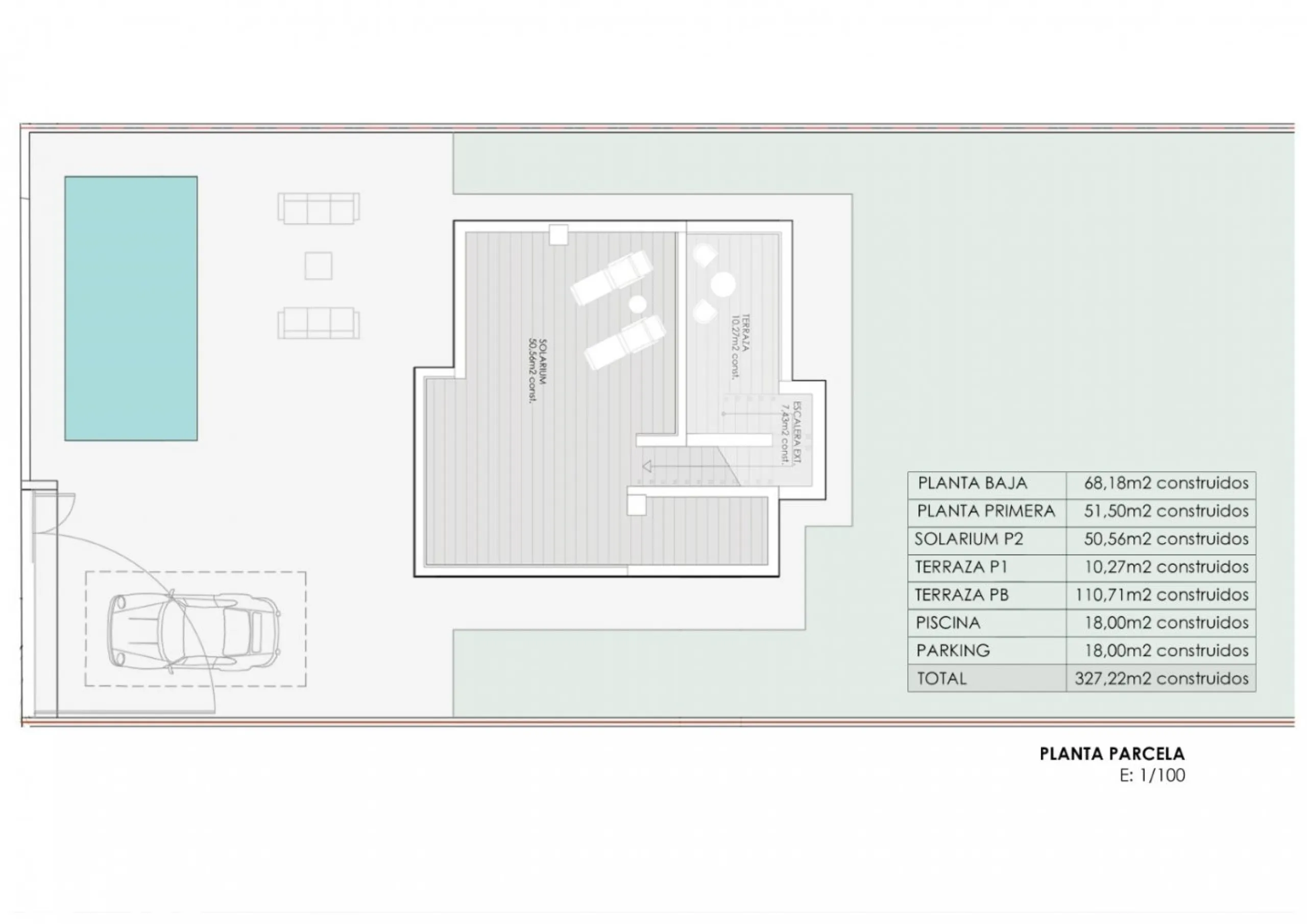 Villas de obra nueva con piscina privada