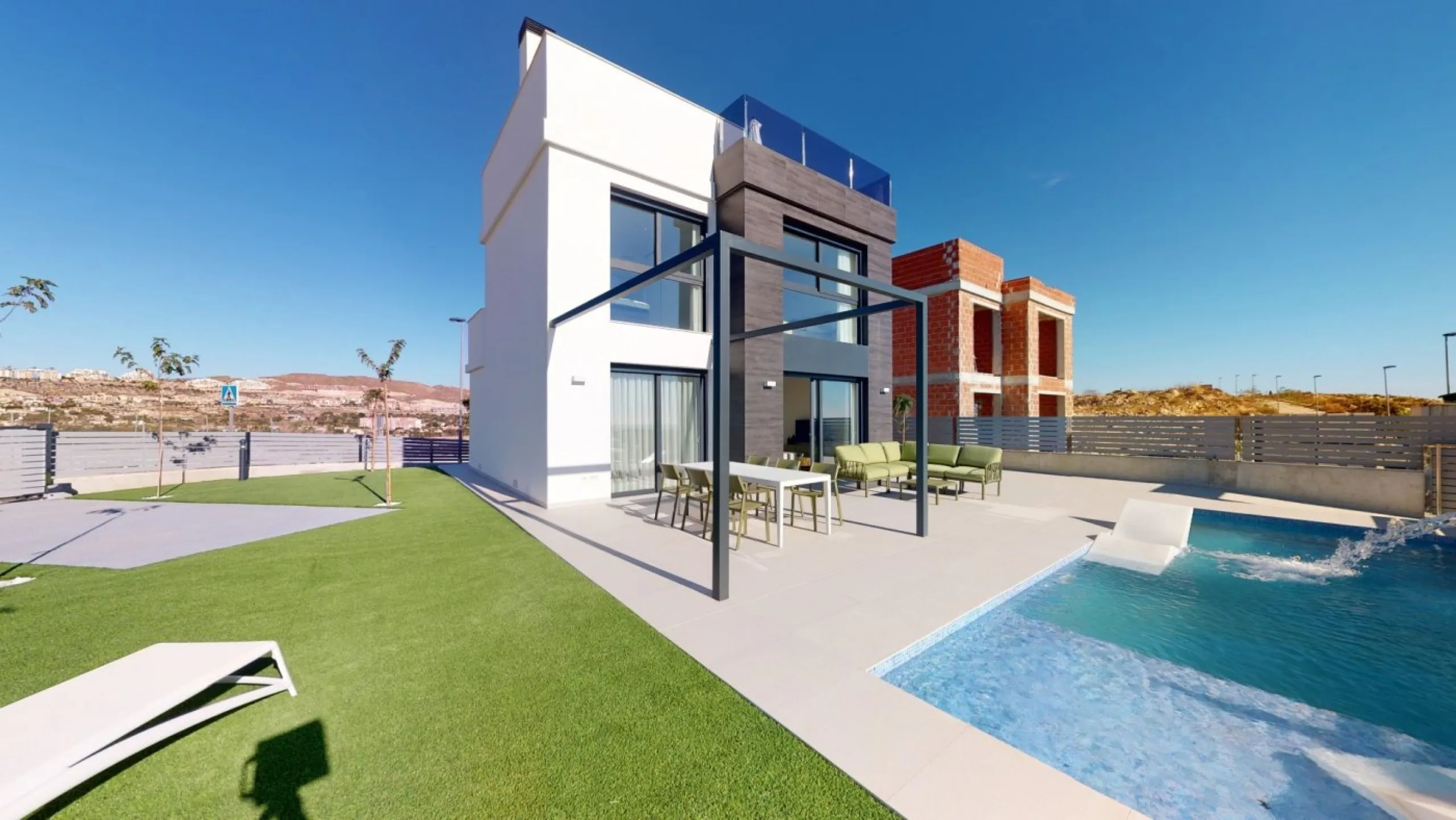 Villas de obra nueva con piscina privada