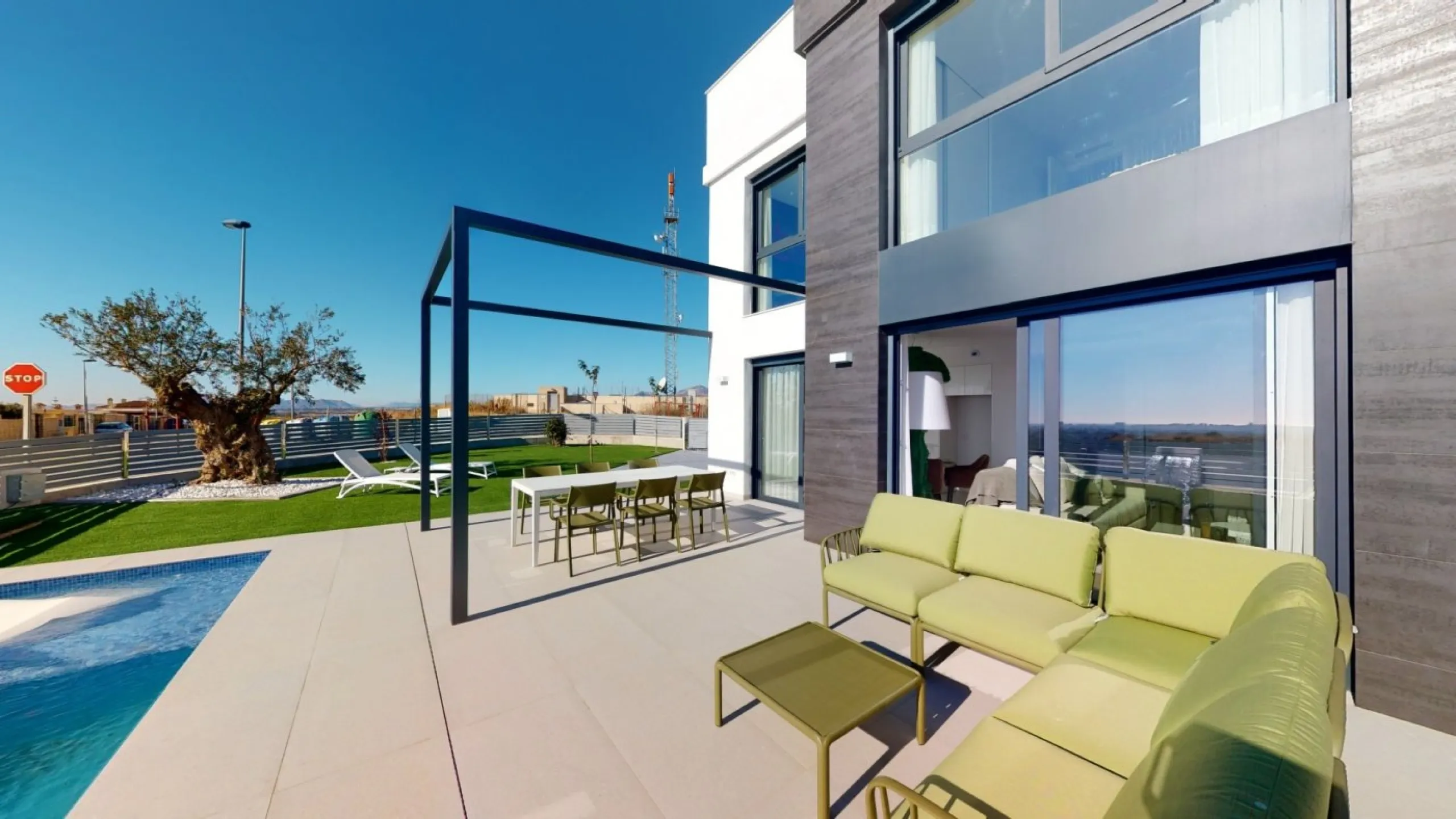 Villas de obra nueva con piscina privada