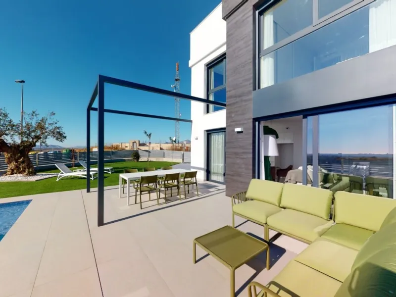 Villas de obra nueva con piscina privada