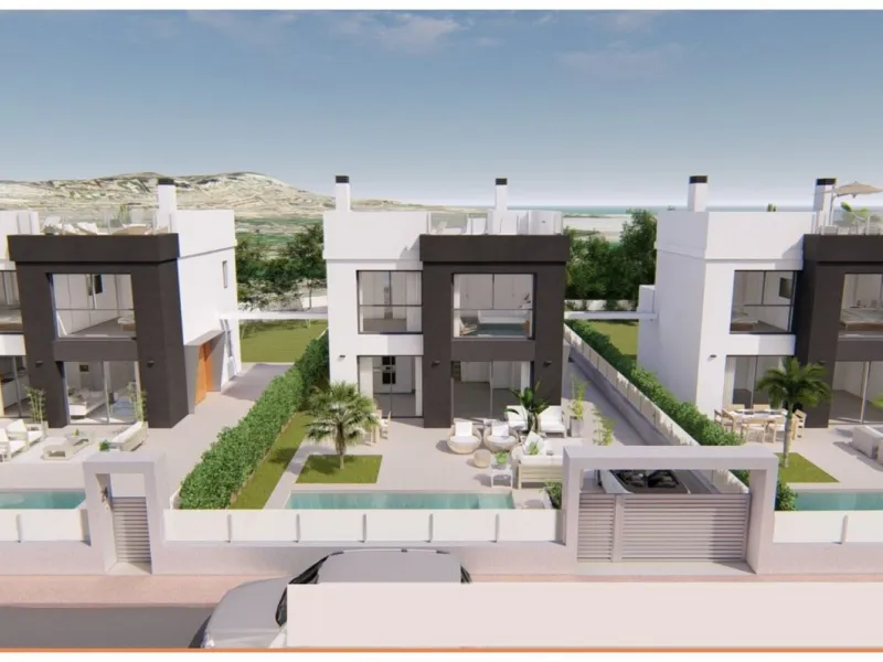 Villas de obra nueva con piscina privada