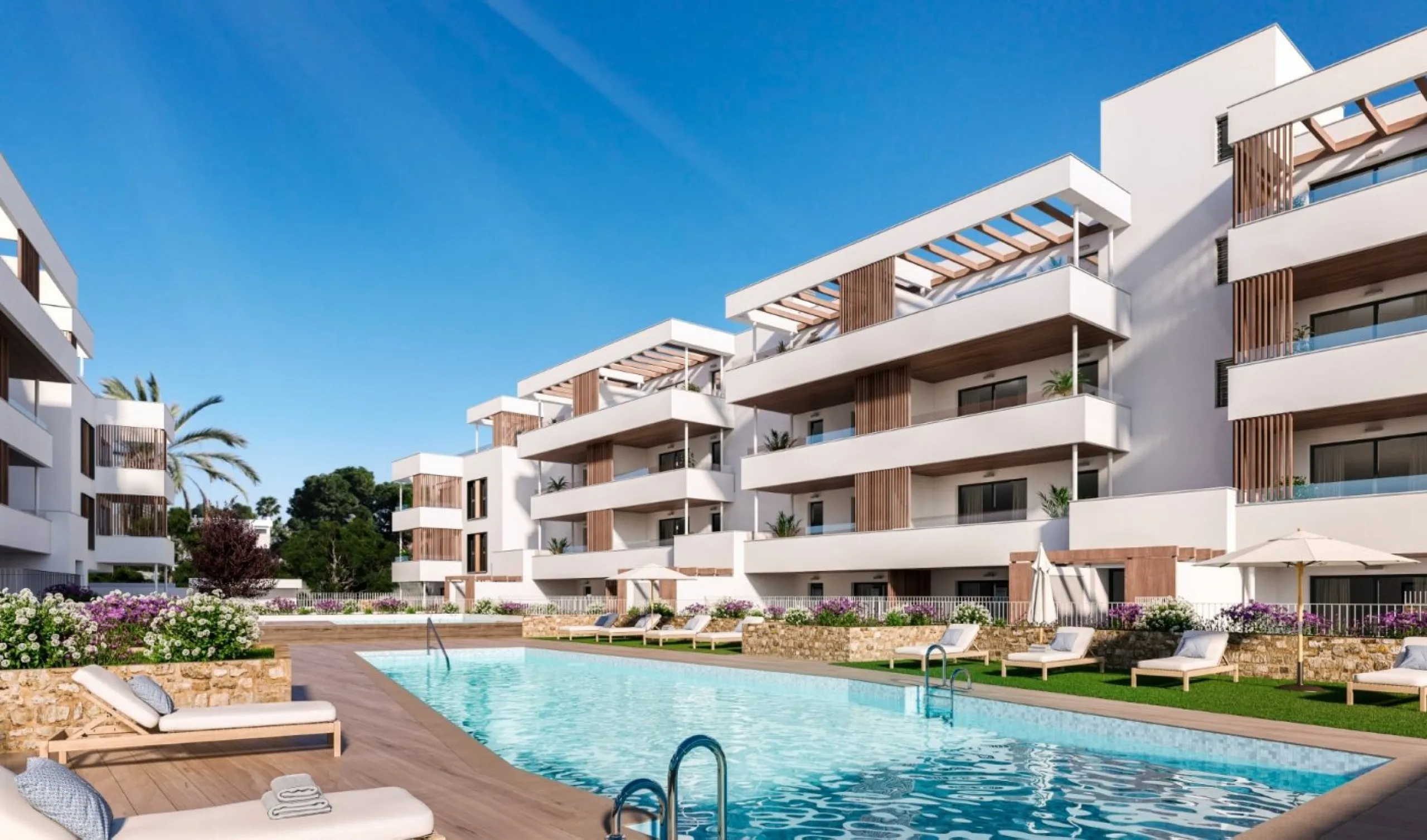 Viviendas de nueva construcción y sostenibles junto al mar
