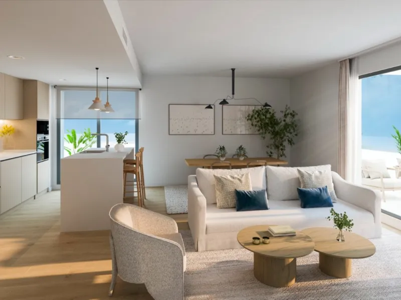 Viviendas de nueva construcción y sostenibles junto al mar