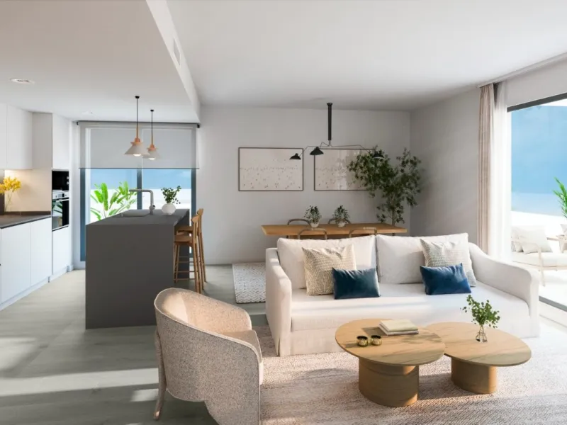 Viviendas de nueva construcción y sostenibles junto al mar