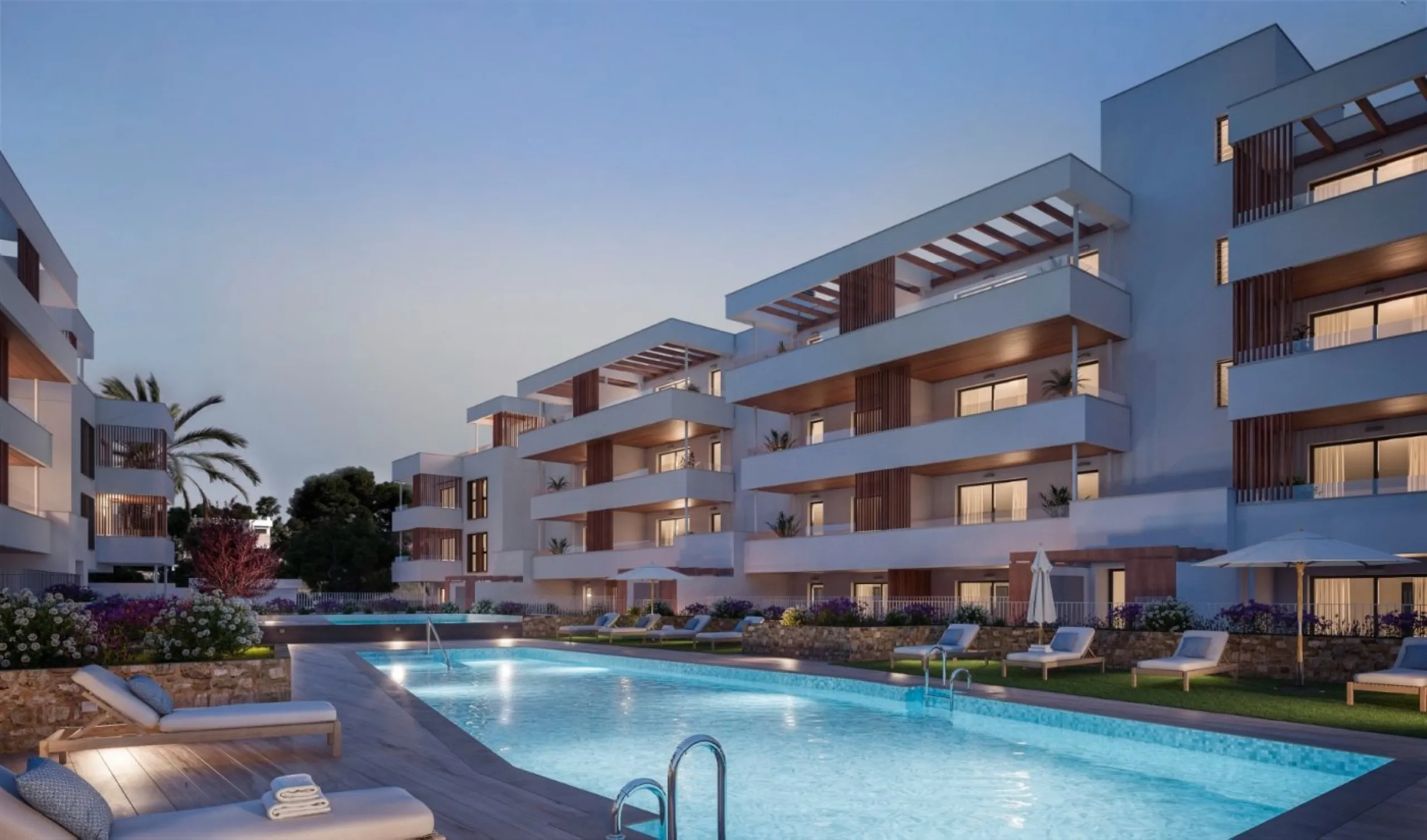 Viviendas de nueva construcción y sostenibles junto al mar