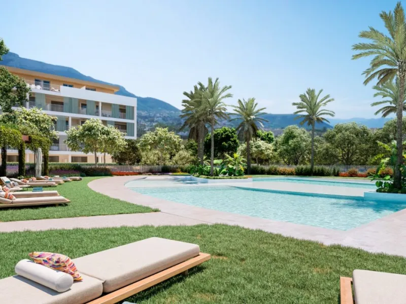 Viviendas de obra nueva con piscina junto al puerto de Denia