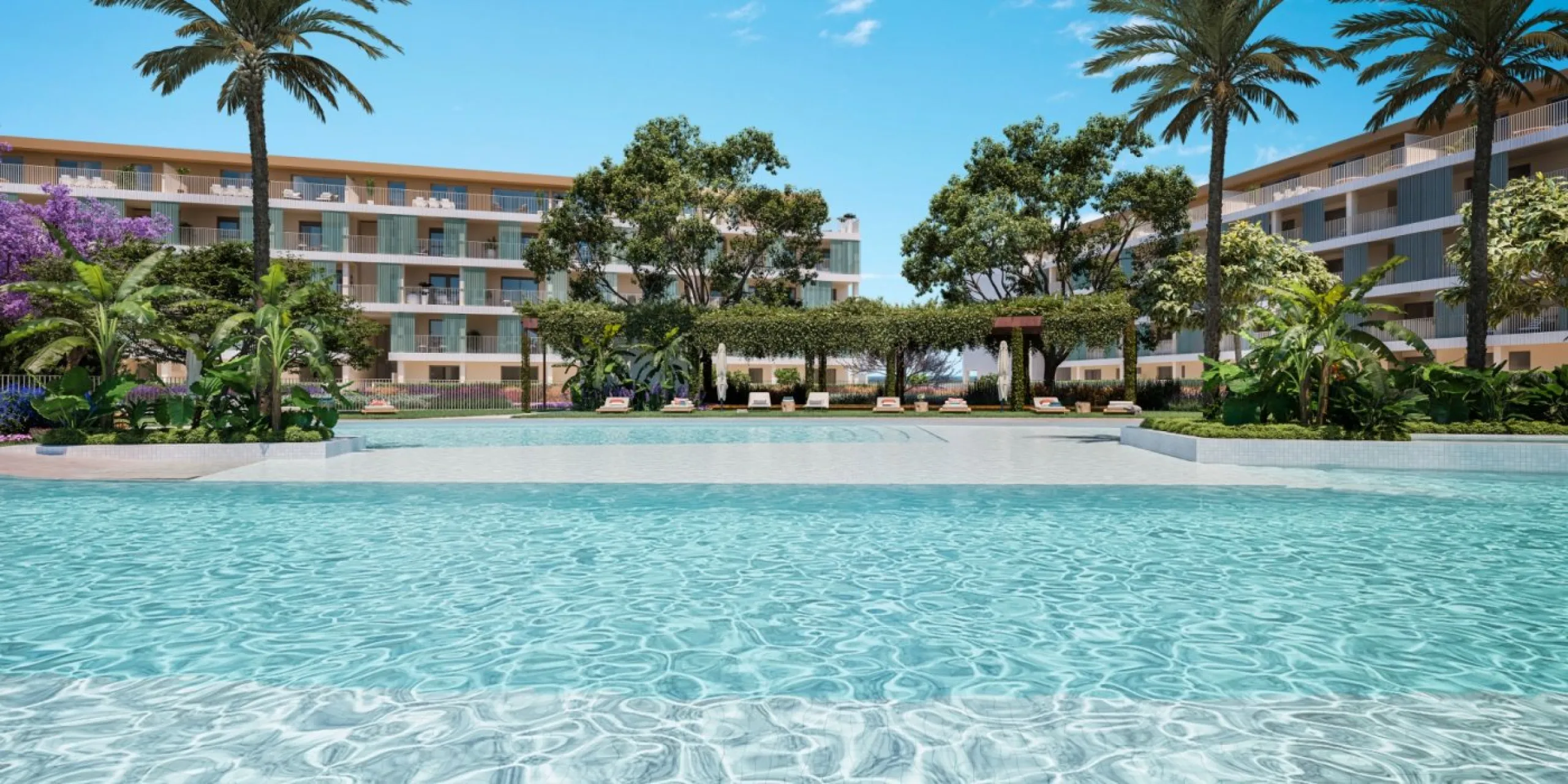 Viviendas de obra nueva con piscina junto al puerto de Denia