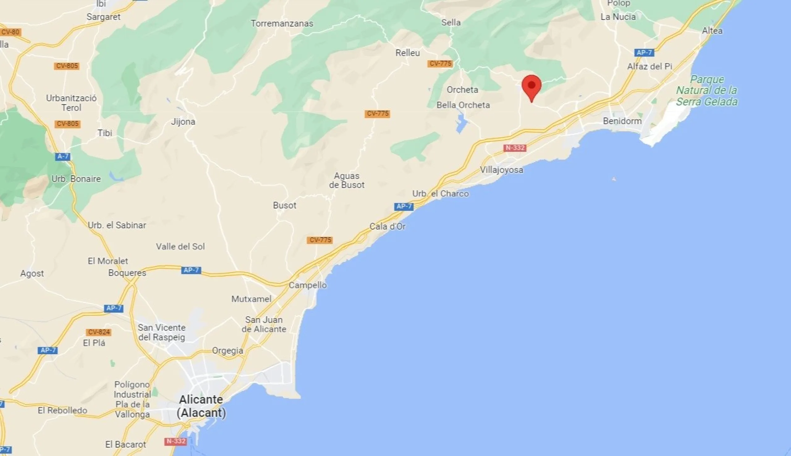 Villas con piscina en Sea Hills de Finestrat