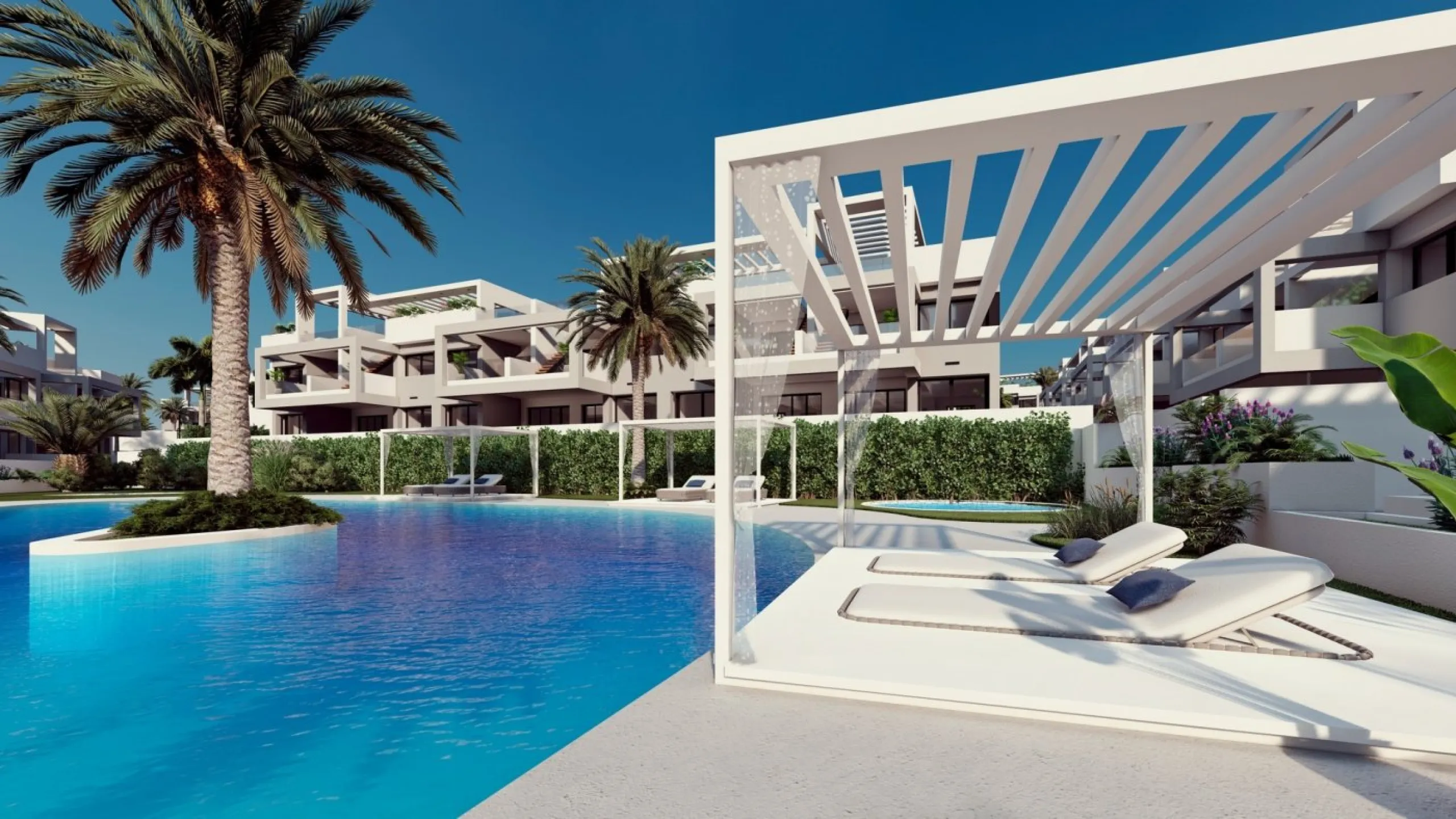 RESIDENCIAL DE OBRA NUEVA CONSTRUCCIÓN DE APARTAMENTOS BUNGALOW EN LOS BALCONES
