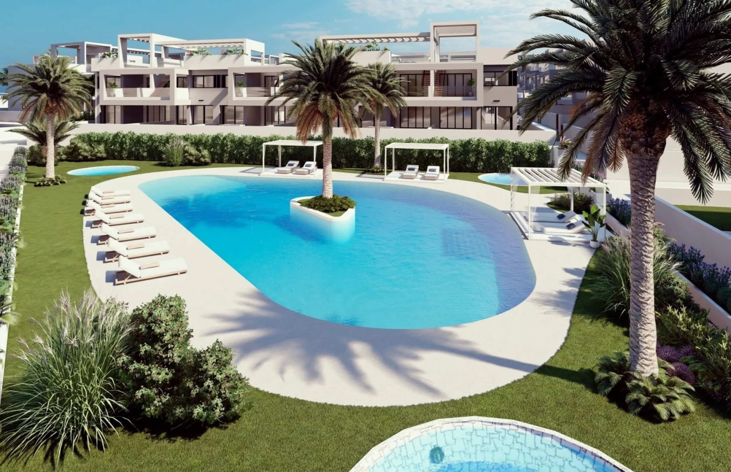 RESIDENCIAL DE OBRA NUEVA CONSTRUCCIÓN DE APARTAMENTOS BUNGALOW EN LOS BALCONES