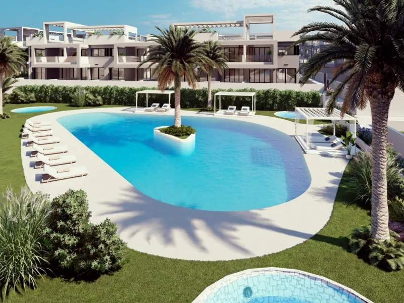 RESIDENCIAL DE OBRA NUEVA CONSTRUCCIÓN DE APARTAMENTOS BUNGALOW EN LOS BALCONES
