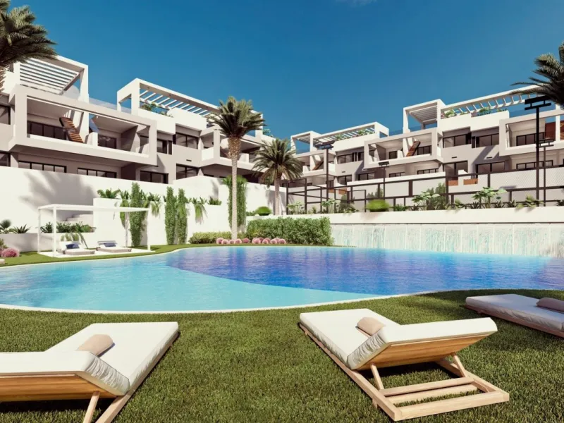 RESIDENCIAL DE OBRA NUEVA CONSTRUCCIÓN DE APARTAMENTOS BUNGALOW EN LOS BALCONES