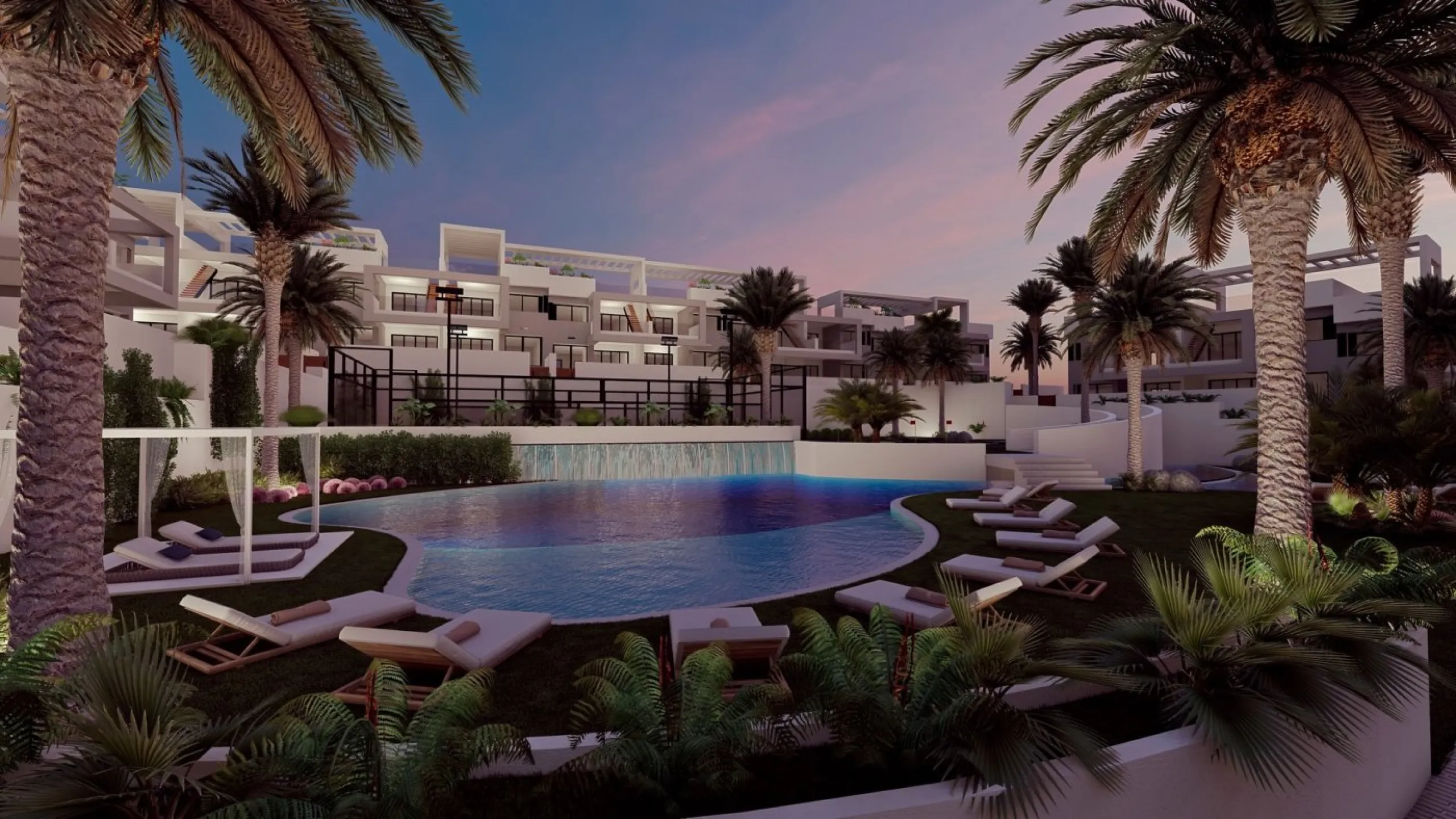 RESIDENCIAL DE OBRA NUEVA CONSTRUCCIÓN DE APARTAMENTOS BUNGALOW EN LOS BALCONES