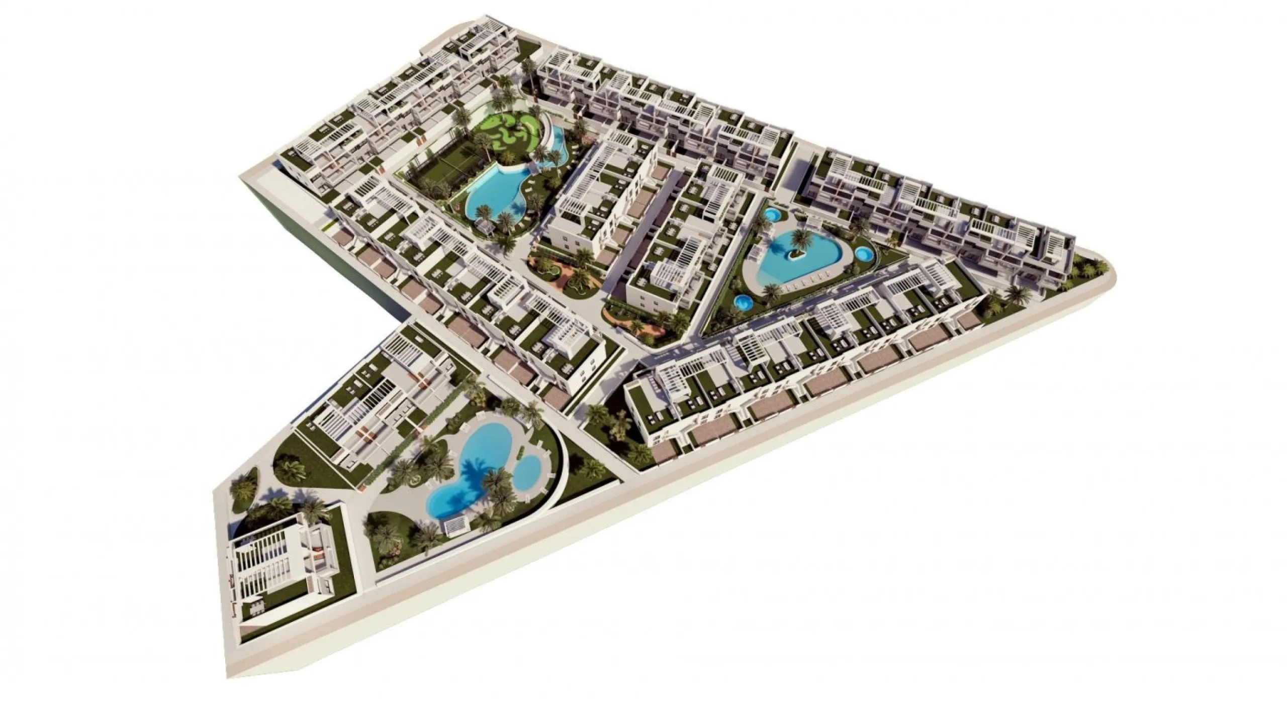 RESIDENCIAL DE OBRA NUEVA CONSTRUCCIÓN DE APARTAMENTOS BUNGALOW EN LOS BALCONES