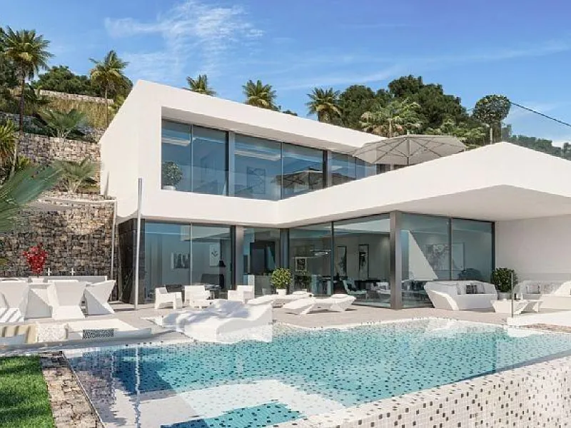Villa Moderna en Calpe con impresionantes vistas al Mar
