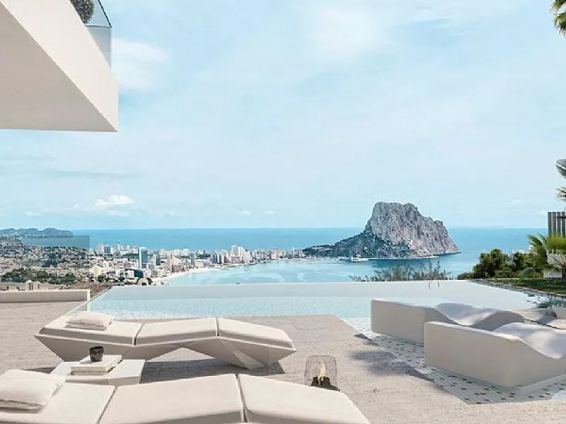 Villa Moderna en Calpe con impresionantes vistas al Mar