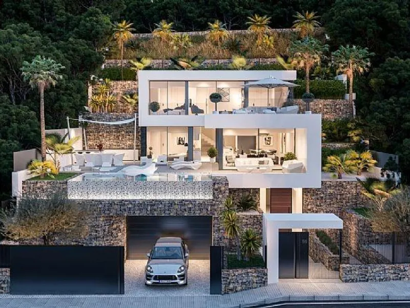 Villa Moderna en Calpe con impresionantes vistas al Mar