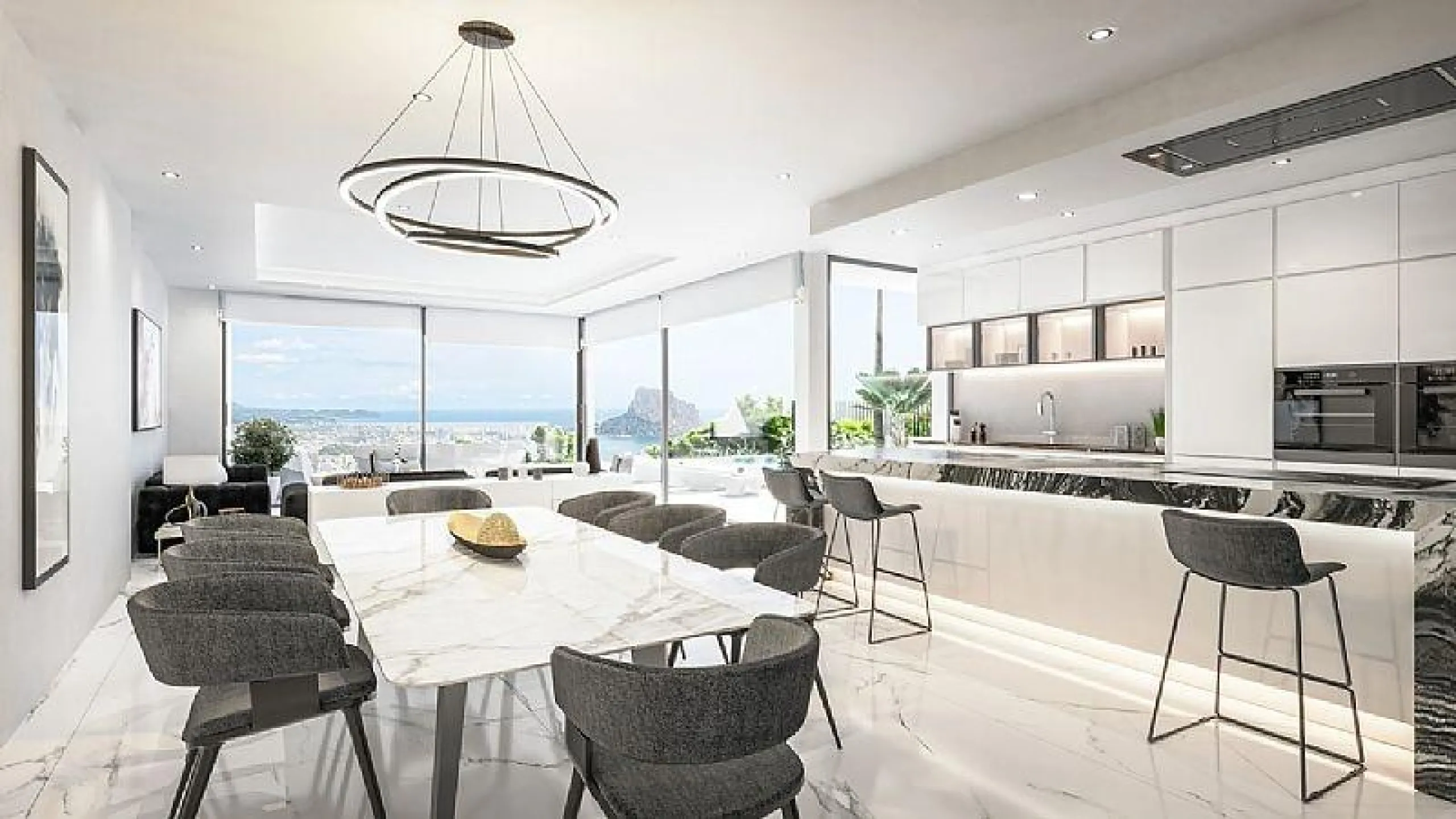 Villa Moderna en Calpe con impresionantes vistas al Mar