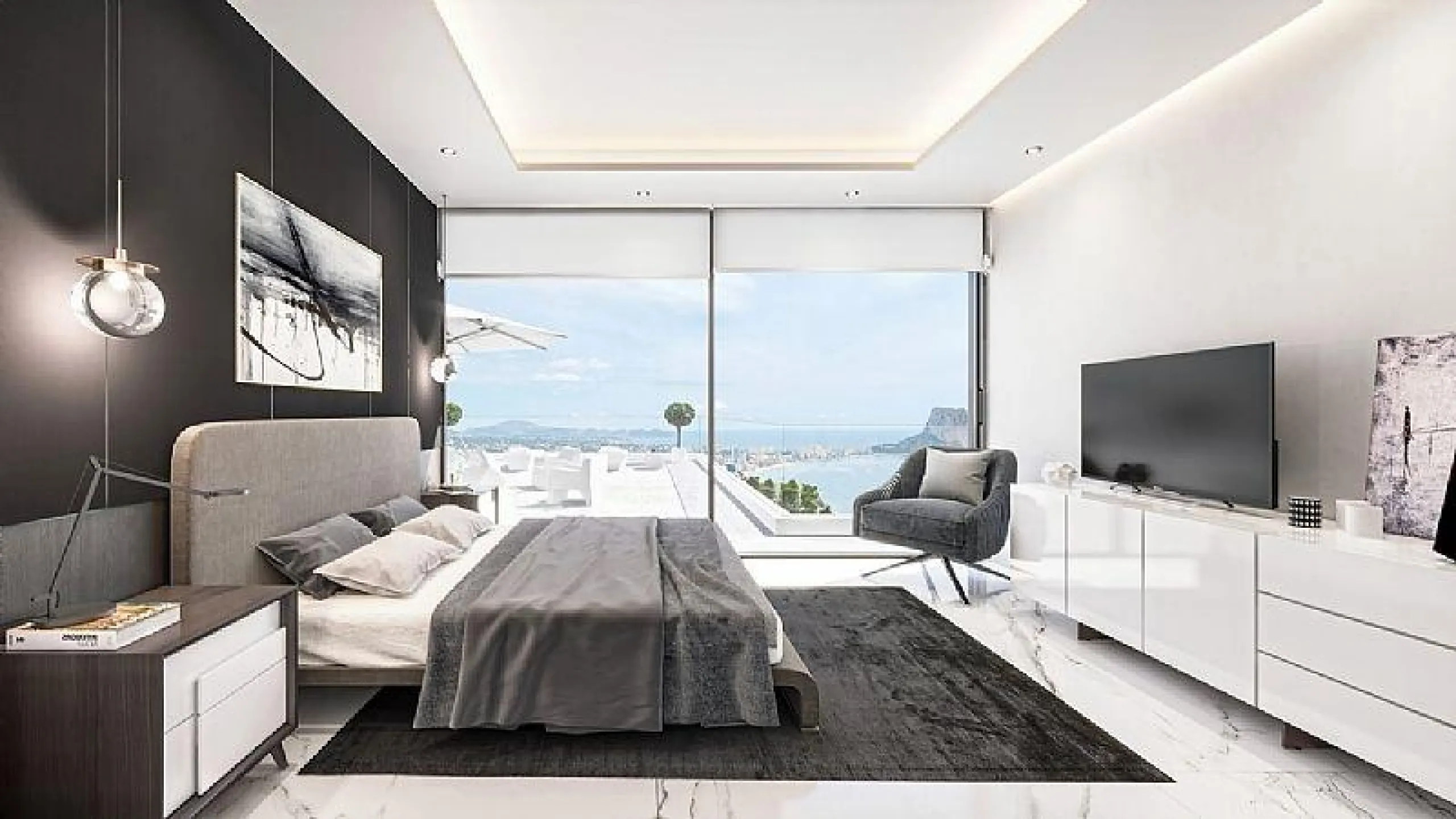 Villa Moderna en Calpe con impresionantes vistas al Mar