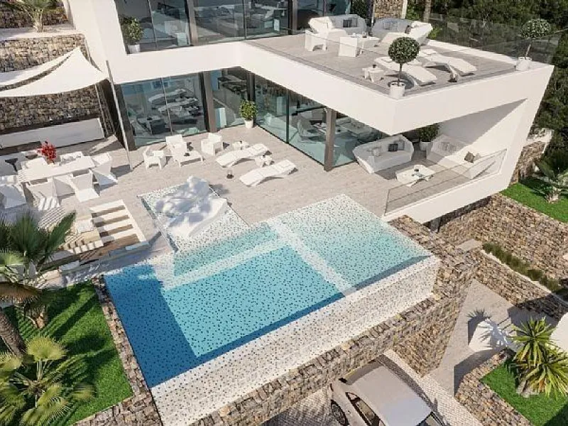 Villa Moderna en Calpe con impresionantes vistas al Mar
