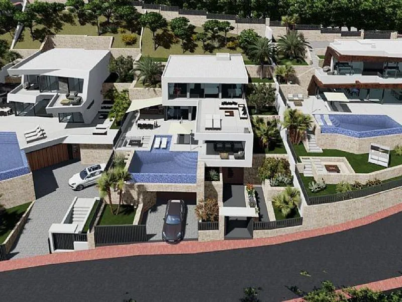 Villa Moderna en Calpe con impresionantes vistas al Mar