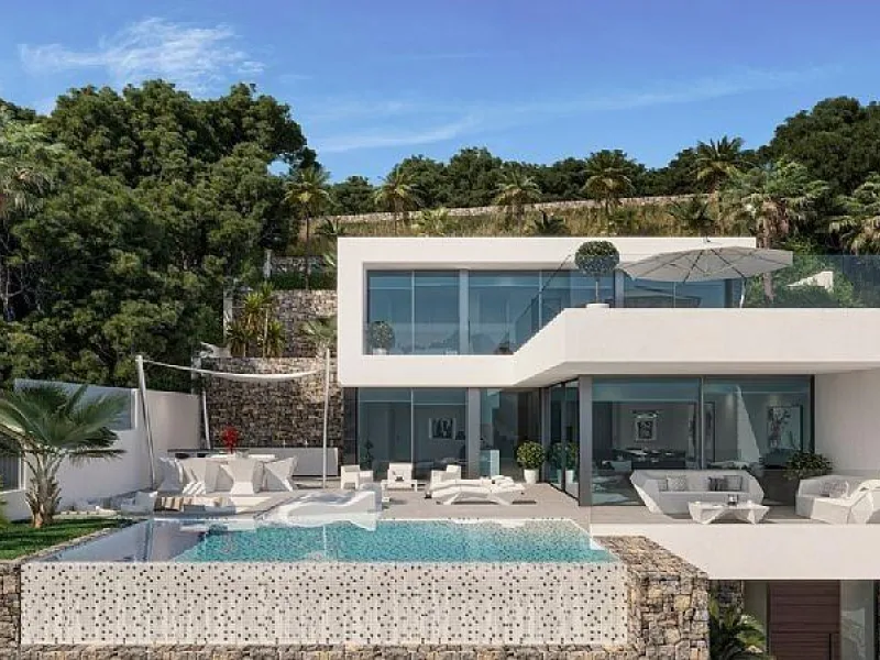 Villa Moderna en Calpe con impresionantes vistas al Mar