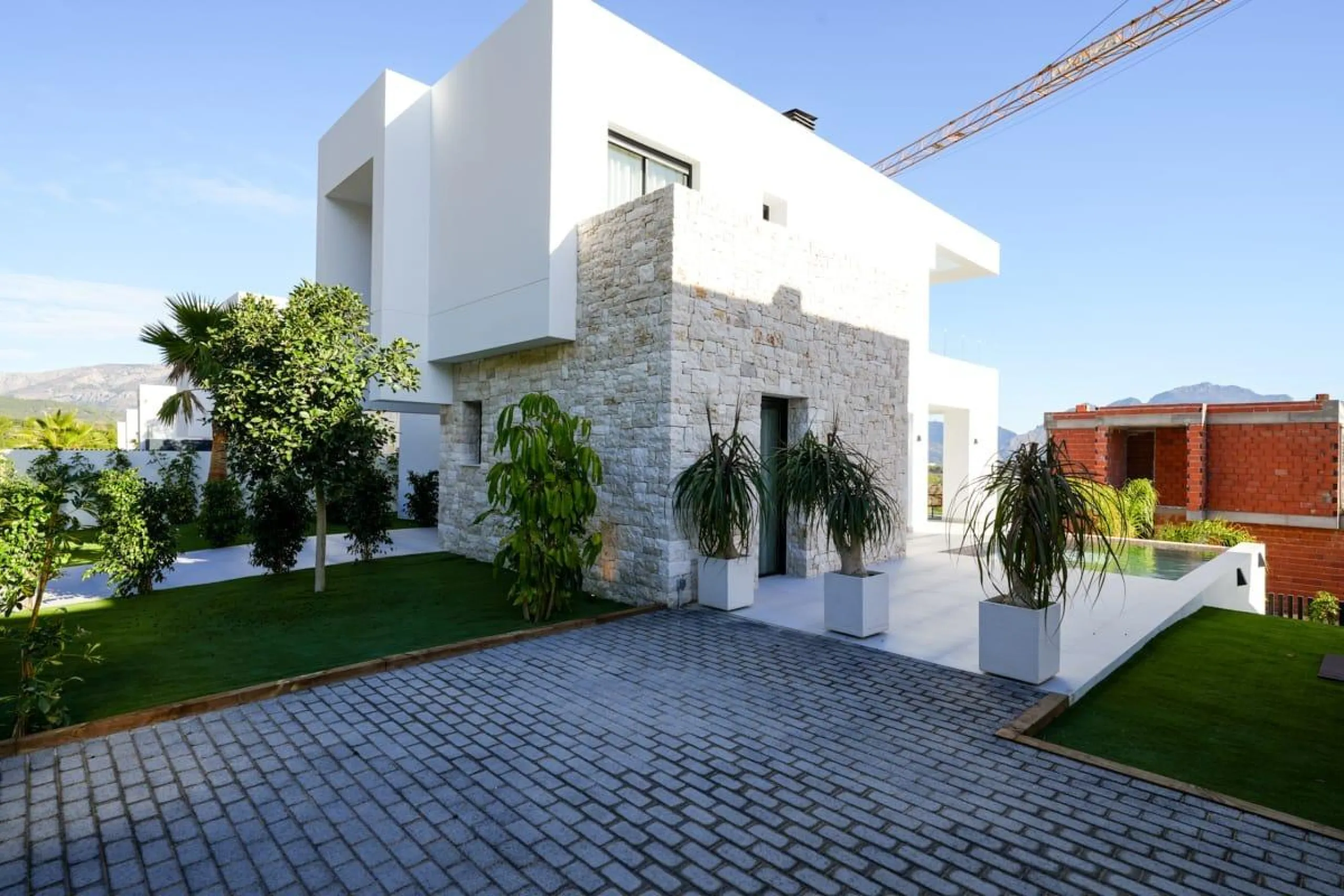 Villas independientes con vistas al mar