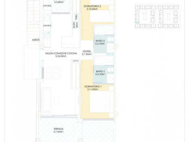 NEW BUILD RESIDENTIAL OF BUNGALOW APARTMENTS IN LOS BALCONES, TORREVIEJA