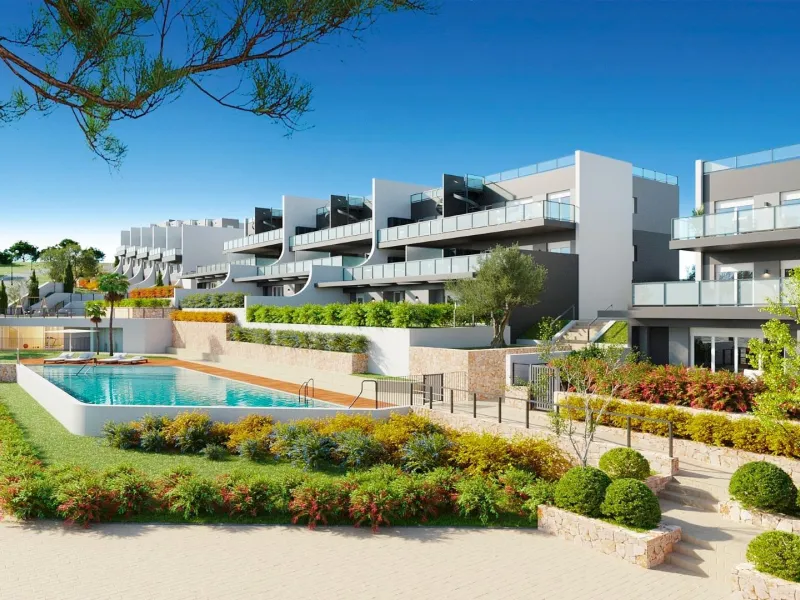 New apartments and townhouses with sea views
