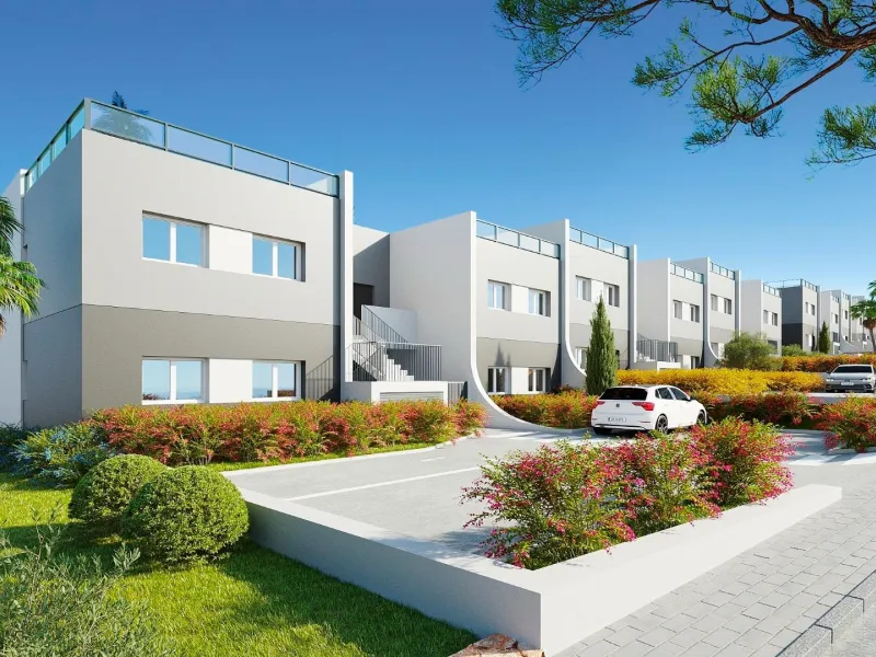 New apartments and townhouses with sea views