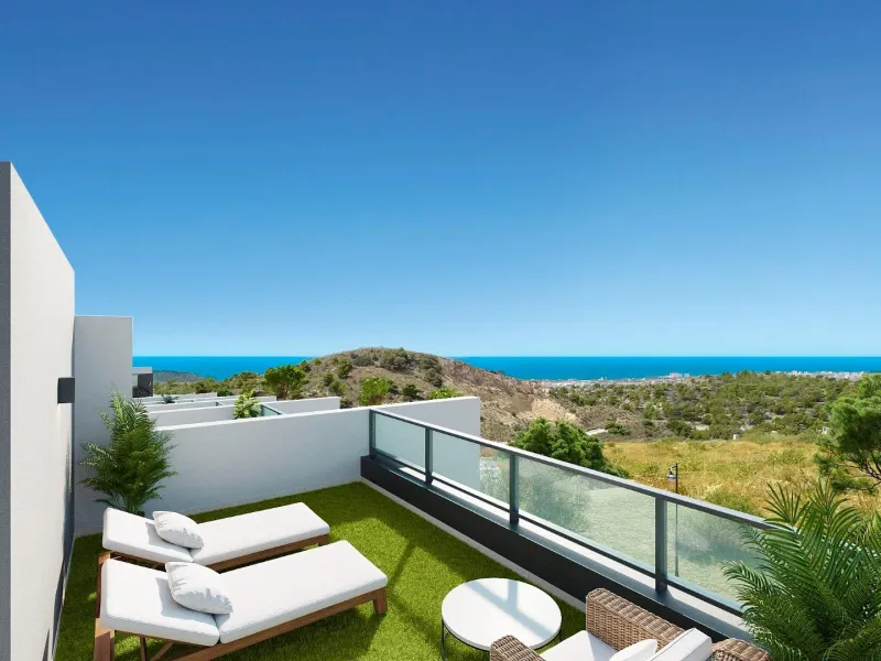 New apartments and townhouses with sea views