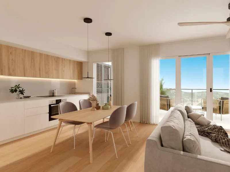 New apartments and townhouses with sea views