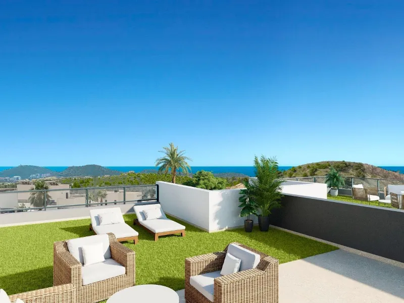 Nuevos apartamentos y adosados con vistas al mar