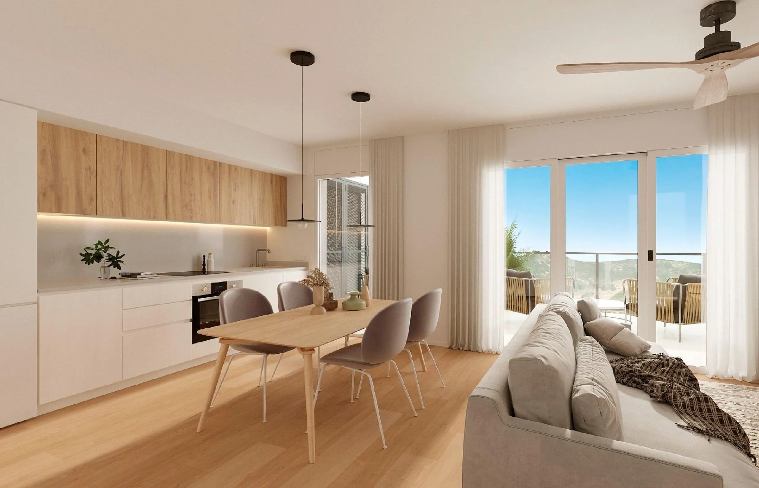 Nuevos apartamentos y adosados con vistas al mar