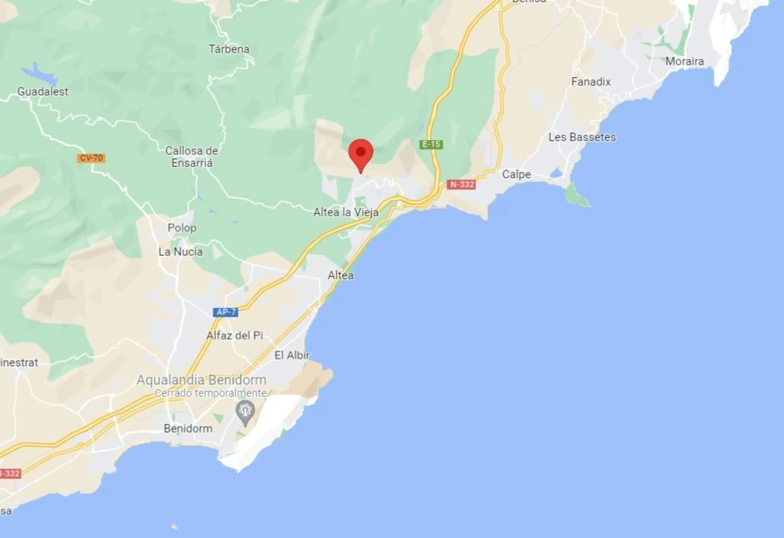 Luxury villa with sea views in Sierra de Altea
