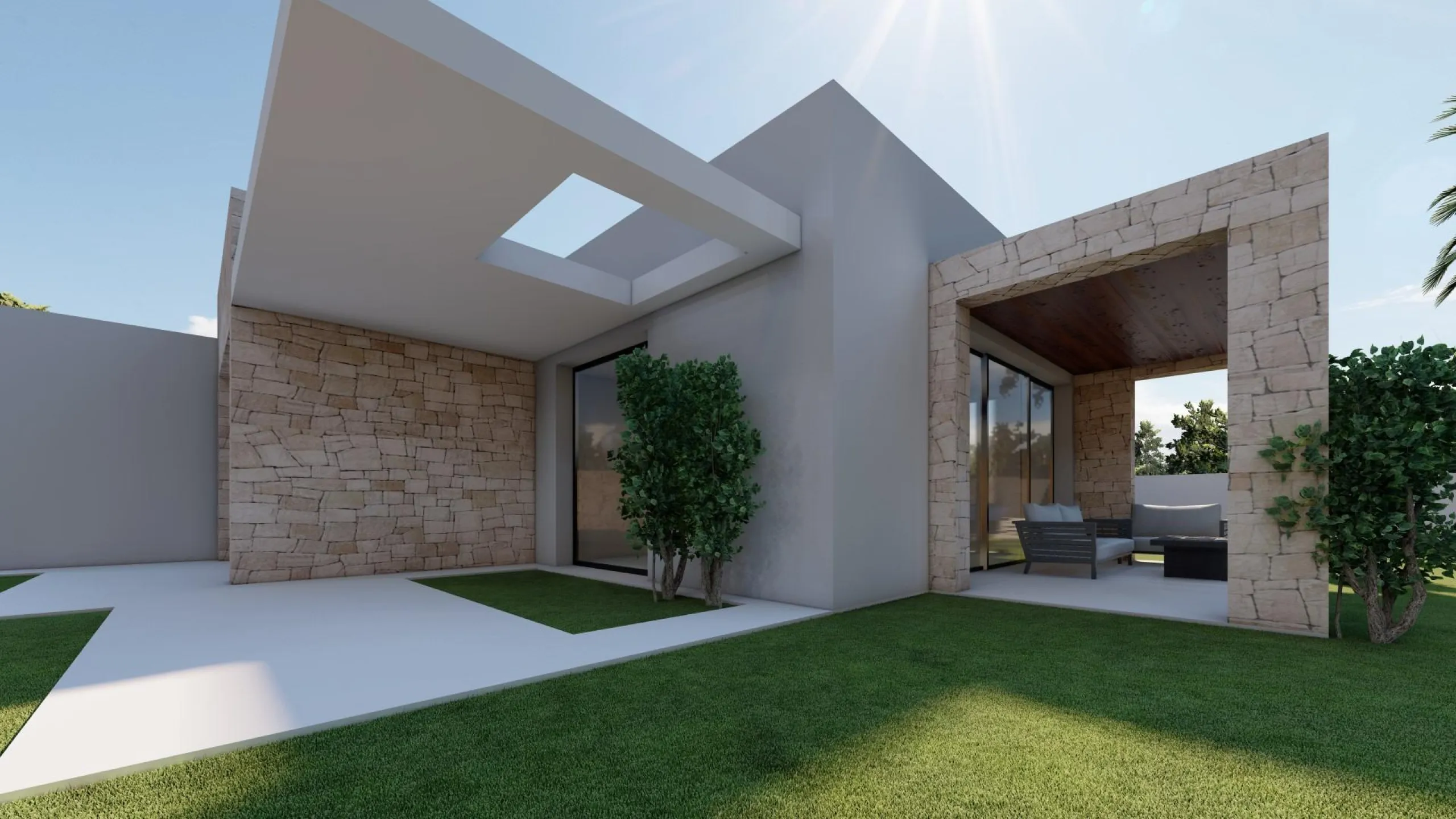 Luxury villa with its own pool