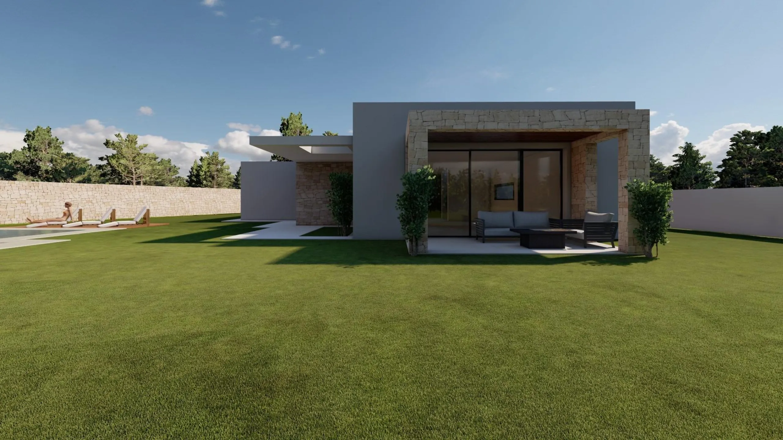Luxury villa with its own pool