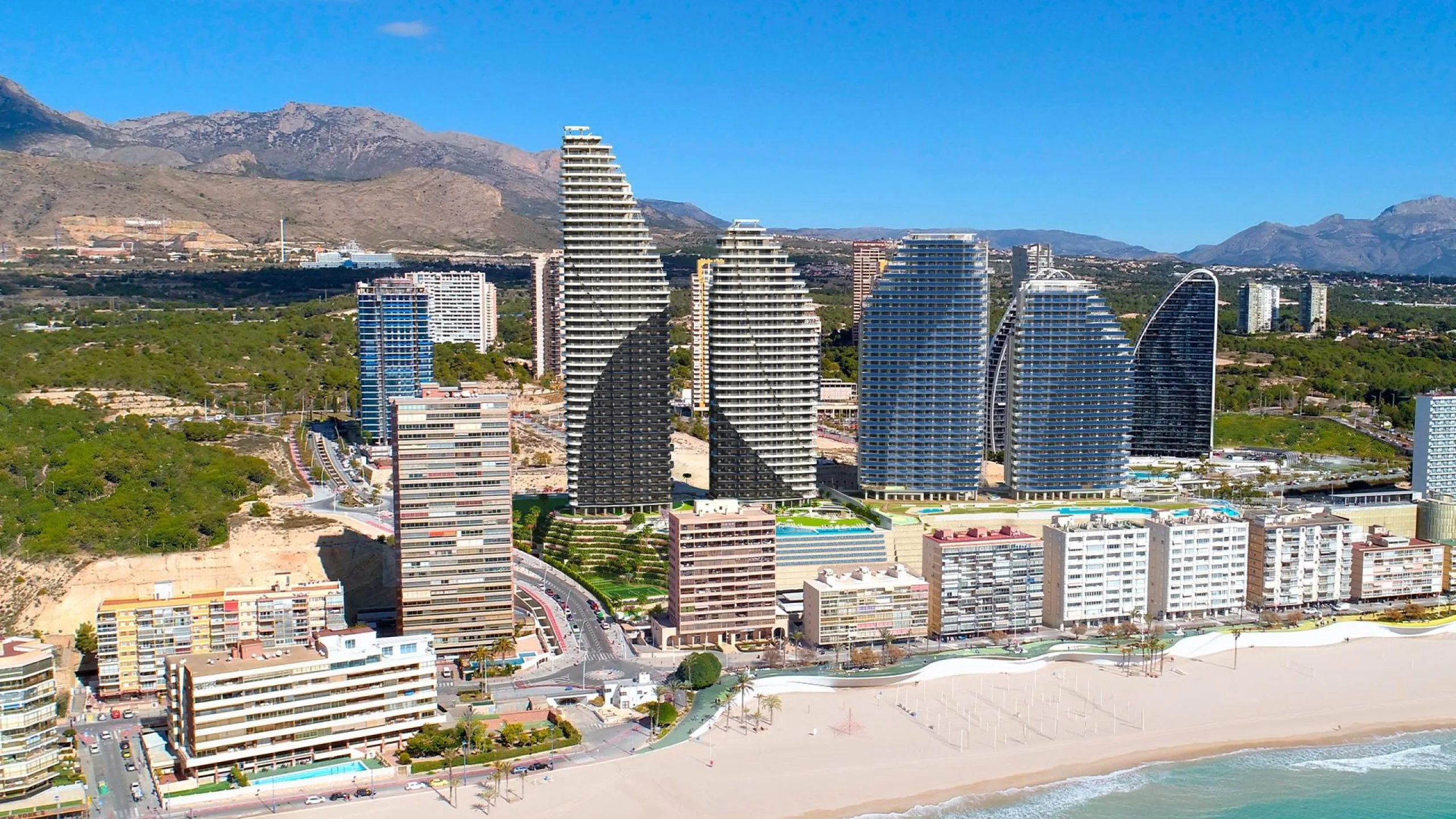 New construction apartments in Poniente beach, Benidorm