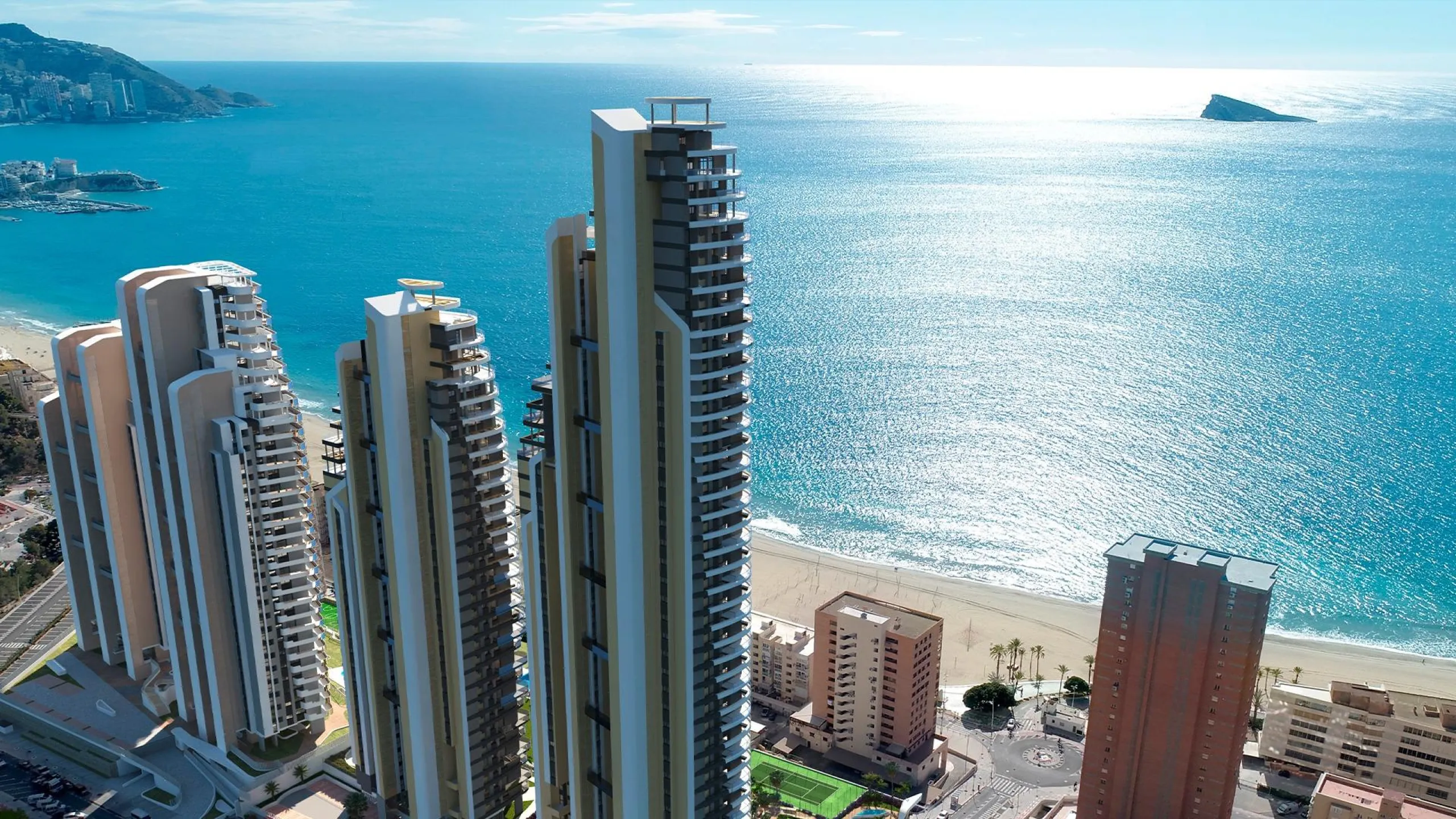 New construction apartments in Poniente beach, Benidorm